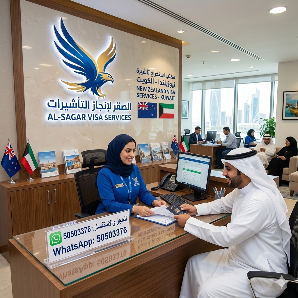 مكتب فيزا نيوزيلندا من الكويت ETA مكتب استخراج فيزا نيوزيلندا من الكويت للكويتيين ETA خلال 24 ساعة