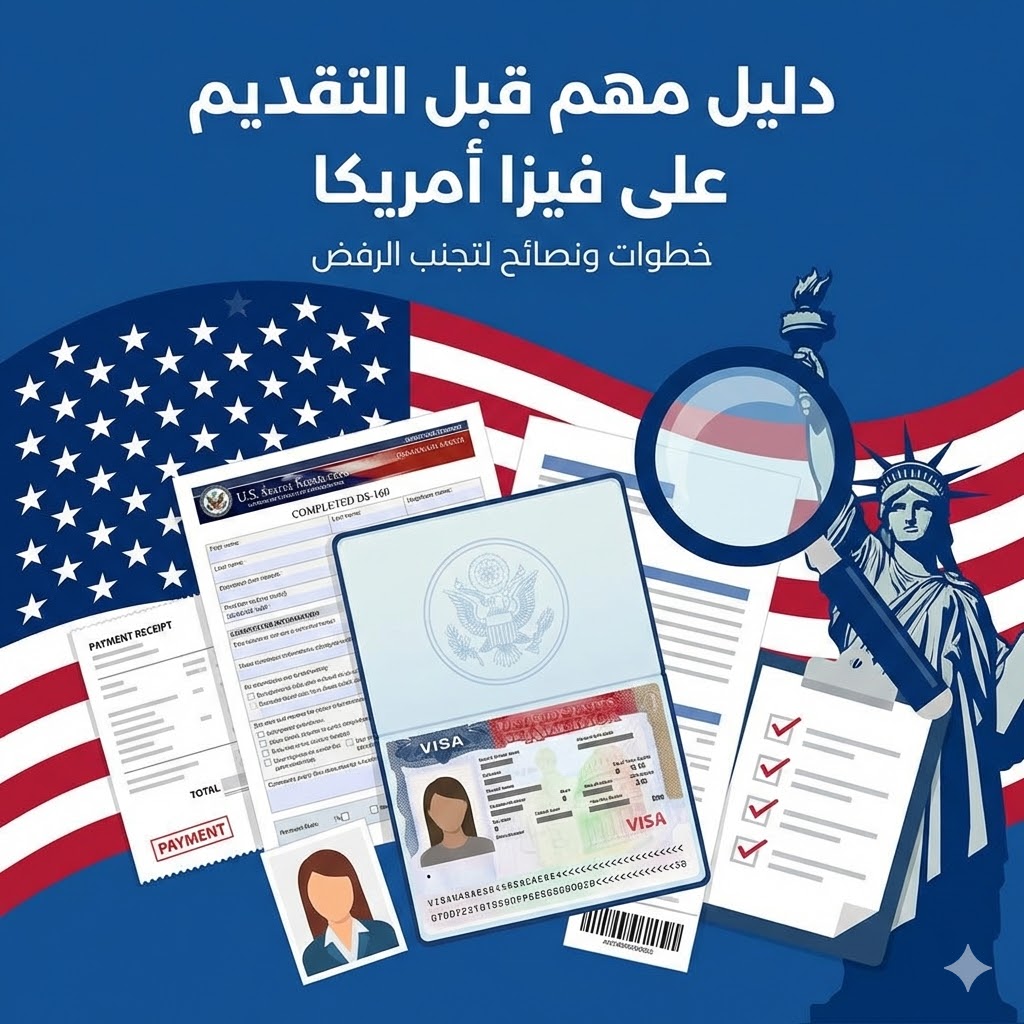 التحضير قبل التقديم على فيزا أمريكا دليل مهم قبل التقديم على فيزا أمريكا من الكويت