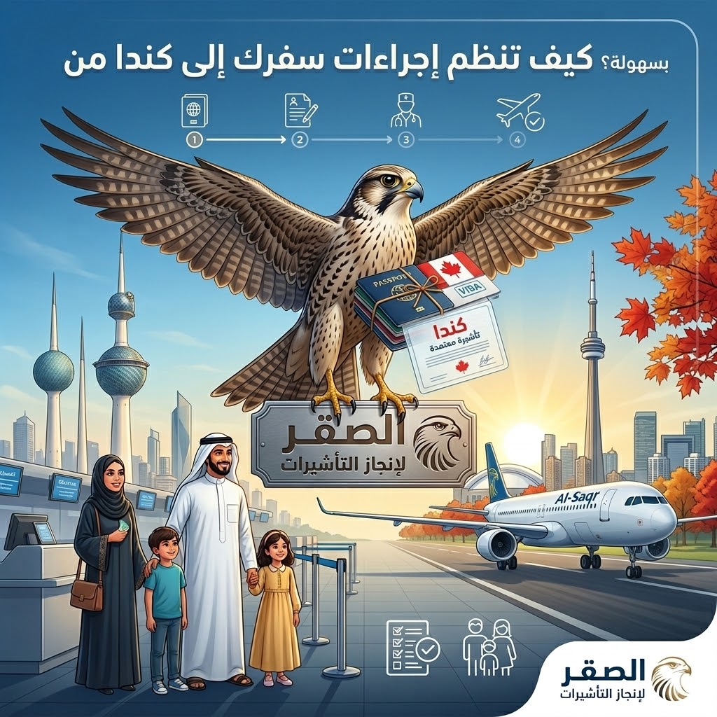 تنظيم السفر إلى كندا من الكويت