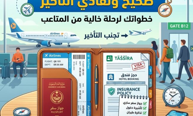 كيف تجهّز ملف السفر بشكل صحيح وتتفادى التأخير