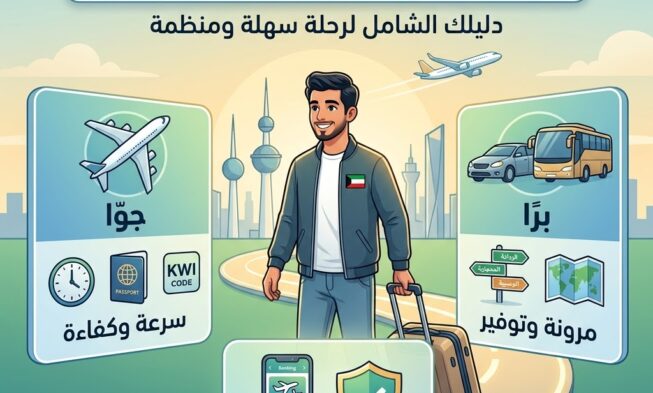 كيف تختار الطريقة الأنسب للسفر من الكويت بدون تعقيدات؟